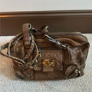 Juicy Couture Brown Leather Satchel